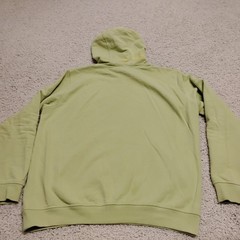 Helly Hansen Hoodie Sweatshirt Mens XL Green Cotton Designer Hiking Walking Camp