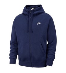 New Nike Sportswear Club Fleece Full-Zip Hoodie Navy Men’s SIZES BV2645-410 NEW