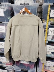 vtg uw huskiescrewneck Olive Green Light Wear Size L Collegiate A61