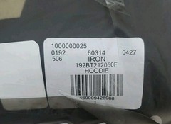 New Essentials Fear Of God Pullover Hoodie 1977 Iron Logo Dark Grey Size Large