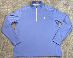 Johnnie-O Prep-Formance Lammie 1/4 Zip Golf Pullover Mens Medium Plum Crazy