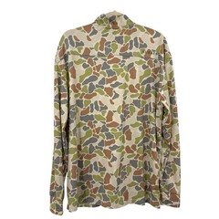 Burlebo Camo Performance Quarter Zip Pullover Hunting Shirt Men’s Large Golf
