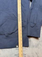 American Giant Hoodie Mens Med Blue Heavyweight Fleece Cotton Pullover Made USA