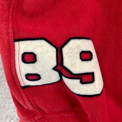 Triple Five Soul Hoodie Mens XXL Red Varsity Letter S Pullover Streetwear Cotton