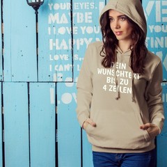 Personalised Custom Text Hoodie – Hooded Sweatshirt Unisex Mens Womens, Gesc