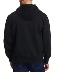 John Deere Men’s Quarter Zip Hoodie Heavyweight Cotton Pullover Medium NWT Black