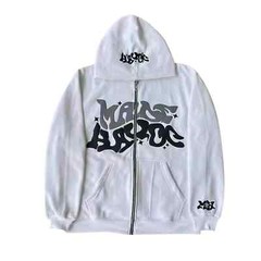 2025 Hoodie Puff Print Hoodie Graphic Zip Up Hoodies Hip Hop Streetwear