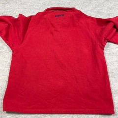 Vintage Y2K Nike Sweatshirt Men XL Rd Pullover 1/4 Zip Snap T Sweater 2000s