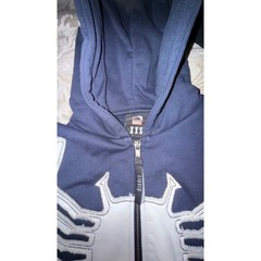 Spider-Man Venom Symbiote Team Liquid Marvel Zip Hoodie Navy XXS NWT