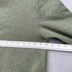 Goodfellow & Co Mens Olive Green Textured Pullover Hoodie Pocket Casual Size M