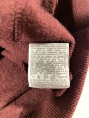 Champion Pullover Hoodie M Pocket Large Logo Burgandy Drawstring