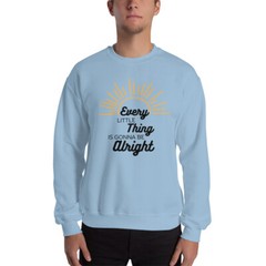 Every Little Thing Is Gonna Be Alright Marley Unisex Sweatshirt S,M,L,XL,2X,3X