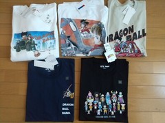 UNIQLO DRAGON BALL DAIMA Sweatshirts 1pc, T-shirt 4 ps. XL Chest: 104–112 cm