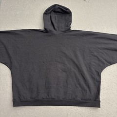 Yeezy YZY Blank Black Hoodie Pullover Men’s Size 2 Cropped Vultures Kanye USA