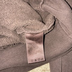 UNRELEASED SAMPLE YZY YEEZY CREW NECK PULLOVER BROWN 100% COTTON FLEECE PLUSH