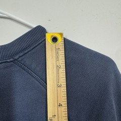 Pact 100% Organic Cotton Sweatshirt Mens M Navy Blue Raglan Crewneck Sustainable