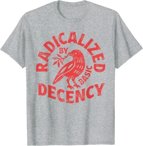 Floral Radicalized by Basic Decency Feminist Activist Unisex T-Shirt