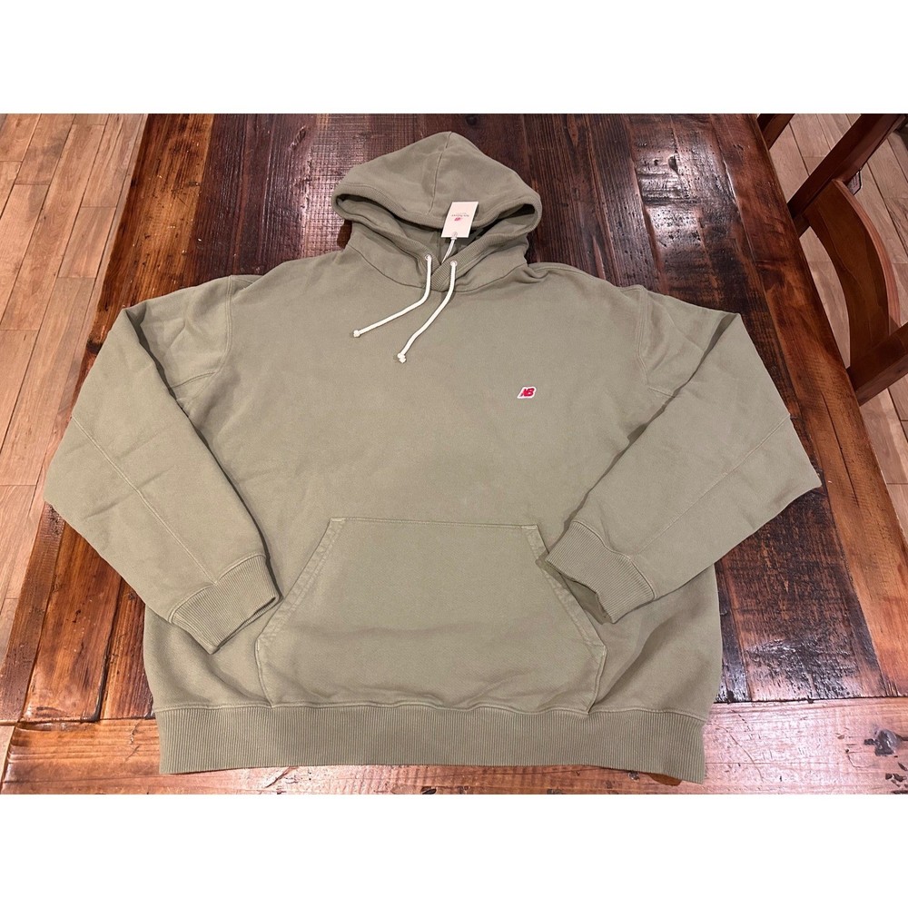 New Balance Made in USA SSNL Hoodie Olive Green MT43547 Mens 2XL NWT