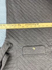 Goodfellow & Co Sweatshirt Mens Small Brown Quilted 1/4 Snap Mock Pullover NWT