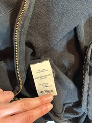 VTG G-Star RAW Velur Logo Streewear Full Zip Up Hoodie Sweatshirt Black
