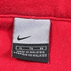 Vintage Y2K Nike Sweatshirt Men XL Rd Pullover 1/4 Zip Snap T Sweater 2000s