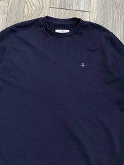 Vivienne Westwood Basic Logotype Sweatshirt Dark Blue Size XL Men’s