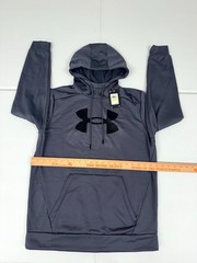 Under Armour Fleece Big Logo Hoodie Mens Gray 1379743 Pick Size NWT $60