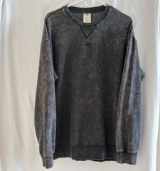 Adidas Logo All Season Acid Washed Sweatshirt Medium Relaxed Fit