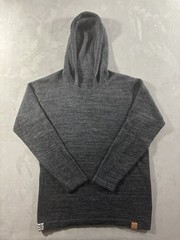Paka Royal Alpaca Wool Hoodie Size XL Gray Pullover Sweater