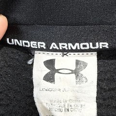 Under Armour Force Barbell Hoodie Mens XL Black Loose Fit Gym Logo Sweatshirt