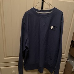 Champion Adult Sizing Iconic Embroidered Crewneck Sweatshirt – BLUE – XL