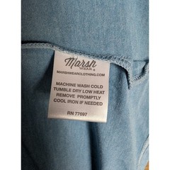 NWT Marsh Wear Hooded Pocket T-Shirt Mens XL Buxton HD Niagara Mist Heather
