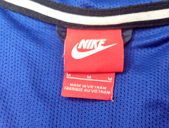 Vintage Nike Hoodie Full Zip Size M Red And Navy Women Medium Pockets Lined