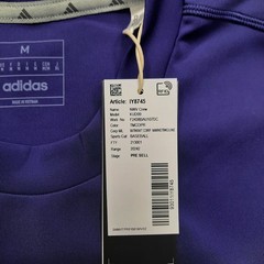 Adidas Crew Sweater Sweatshirt Men’s Size Medium Purple Baseball Dugout IY8745