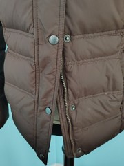 $5 SALE Lands’ End Women’s Brown Puffer Zip Up Jacket Winter Size: Small (6-8)