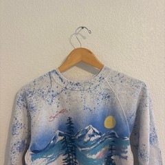 Vintage 90s Hanes Snowmass Ski Mountain Winter Sweatshirt