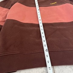 Levi-s Men’s Brown and Burgundy Sweatshirt