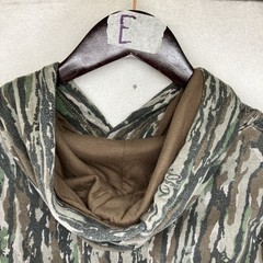 Mens Retro VTG Real Tree Bottomland Hoodie Medium AOP Soft Cotton Blend