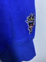 Goat USA Hoodie Mens Medium Blue Heavyweight Pocket USA Flag Logo Sweater