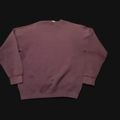 Vintage 90s Lee Sport Baltimore fleece crewneck plum sun faded M/21