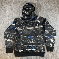 Eastbay Water Resistant Hoodie Size Large Reflective Pocketed 100% Polyester