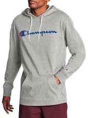 Champion Mens Jersey Pullover Hoodie Oxford Gray Size Medium NWT