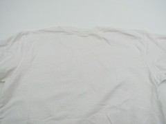 VINTAGE Athletic Works Sweatshirt Mens M? Fit For Life Pockets Drawstring White