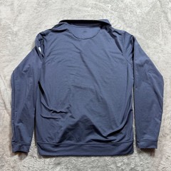 Peter Millar Pullover Mens Medium Blue Stretch Perth Performance Golf