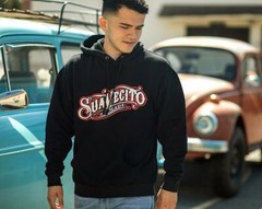 Men’s Suavecito OG Black & Red Hoodie Sweatshirt (S M L XL 2XL 3XL 4XL 5XL)