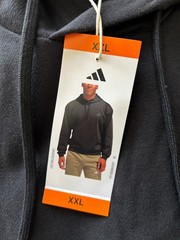 adidas Men’s Fleece Hoodie Regular Fit Black Size XXL