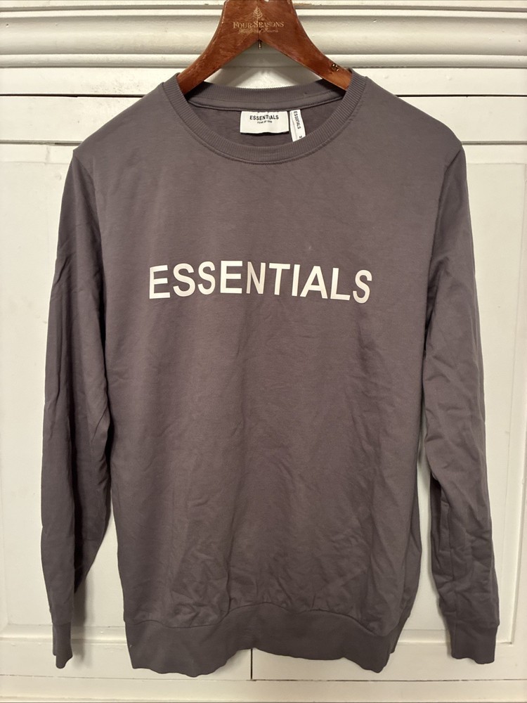 Fear Of God Essentials Crew Neck Sweatshirt Men’s Size Medium FOG