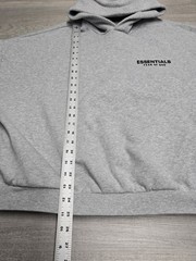 Fear Of God Essentials Classic Hoodie XL Dark Oatmeal Gray Oversized Streetwear