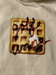 GOLF WANG BREAKFAST HOODIE White MEDIUM Fall/Winter 2022 Syrup & Waffle Thick