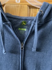 John Deere Men’s 3XL Full Zip Hoodie